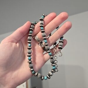Turquoise Sterling Silver Necklace
